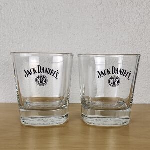 Jack Daniels Whiskey Glasses Old No. 7